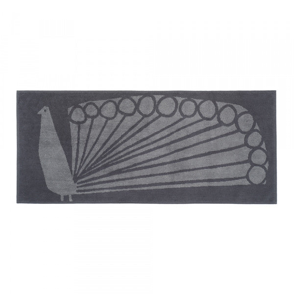 Peacock face towel