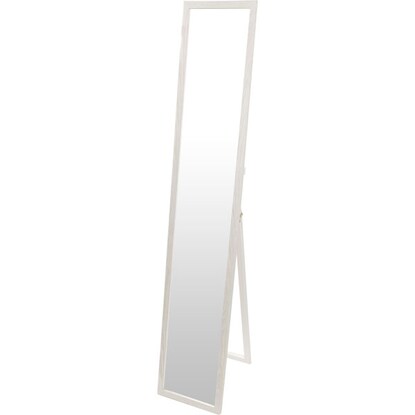 Arbre FF (white) is a stand mirror with beautiful wood grain.