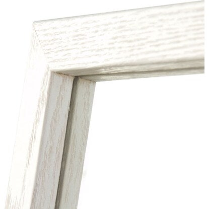 Arbre FF (white) is a stand mirror with beautiful wood grain.