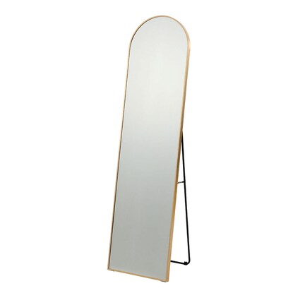 Arched stand mirror (gold 002IT)