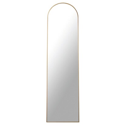 Arched stand mirror (gold 002IT)