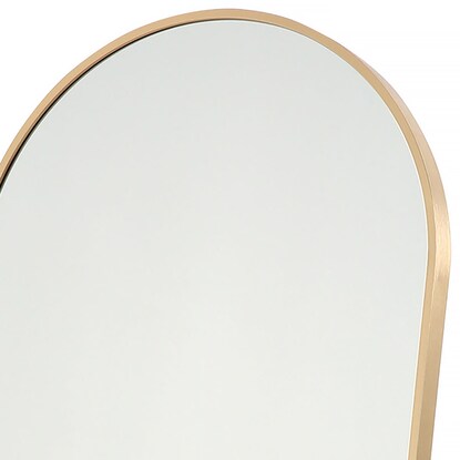 Arched stand mirror (gold 002IT)