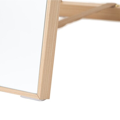 Sotie (Natural) - A thin frame stand mirror that allows you to see your entire body