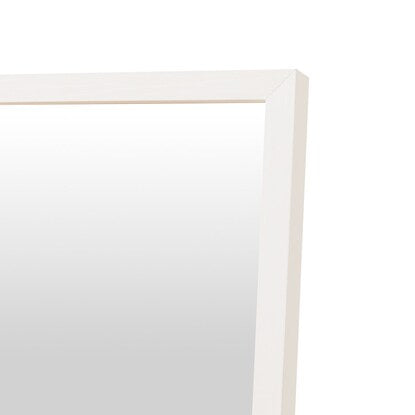 Movable stand mirror with storage space FF4 (white)