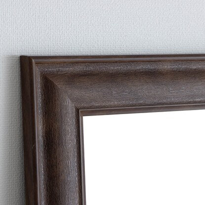 Large standing mirror (width 90 x height 180 cm, light brown)