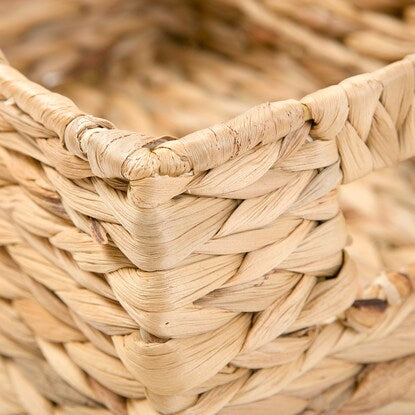 Natural Material Basket Quarter