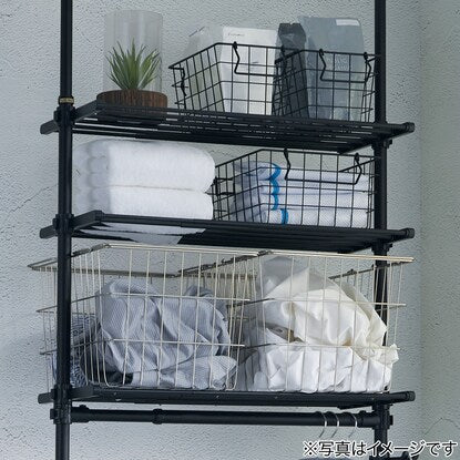 Stackable Wire Basket, Horizontal Half