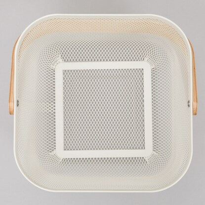 Steel Basket Square (White)