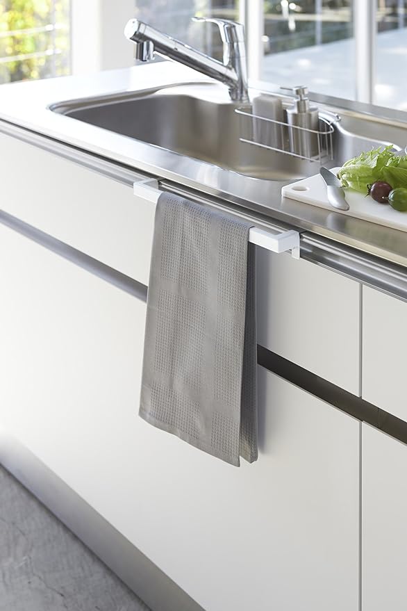 Tower Kitchen Towel Hanger Bar Wide White