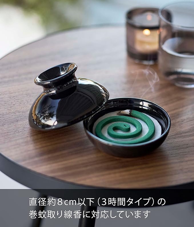 Mosquito repellent pot mini black mosquito repellent mosquito coil holder insect repellent