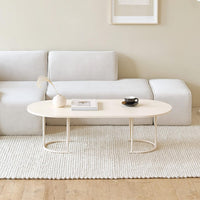 【Roomn】【新品未開封】ポンドリビングテーブル ラウンドベージュ Roomnhome ポンドリビングテーブル ベージュ - ミルム