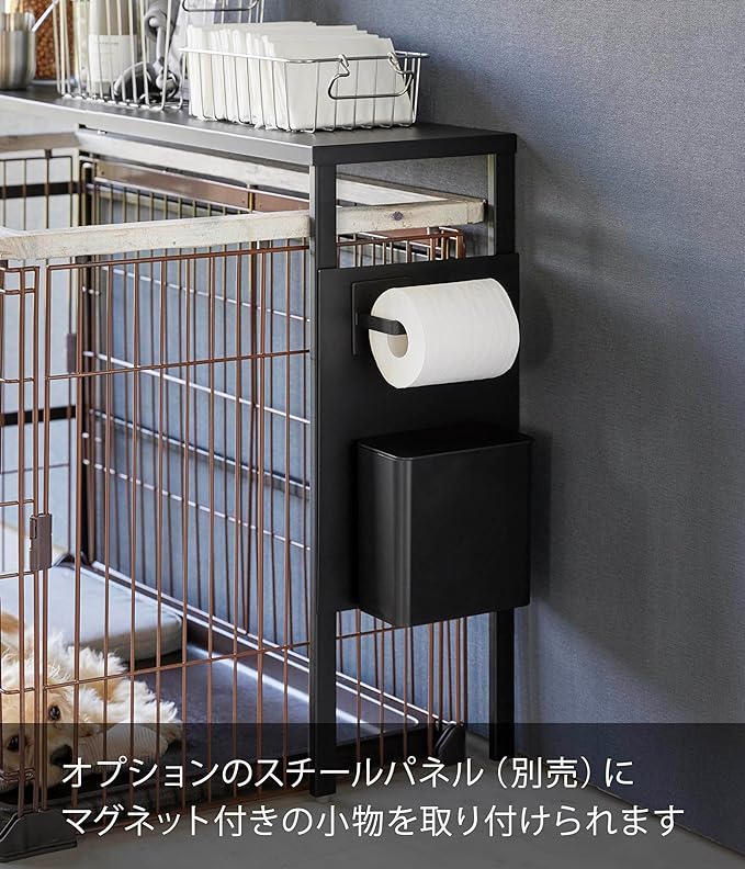 tower extendable pet cage top rack black console table side table