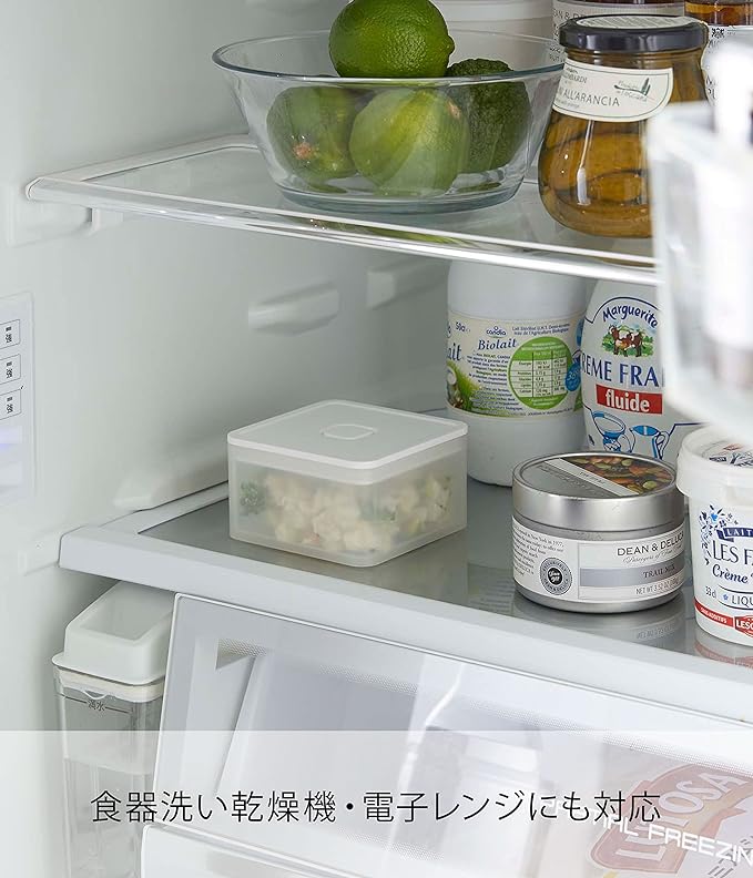 Tower Valve Airtight Storage Container, Square, White, Square, Condiment, Tea Leaf, Anti-Oxidation