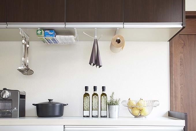 Tower Under Cupboard Storage Rack, S, White