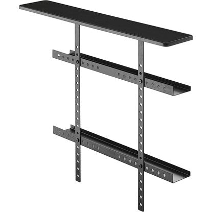 TV Top &amp; Back Storage Rack Wide (Smart Black)