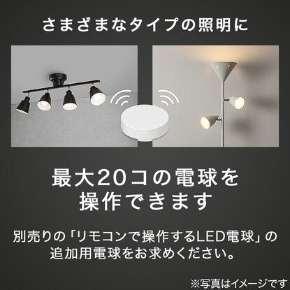 Remote-controlled LED light bulb with remote control (LE-01)