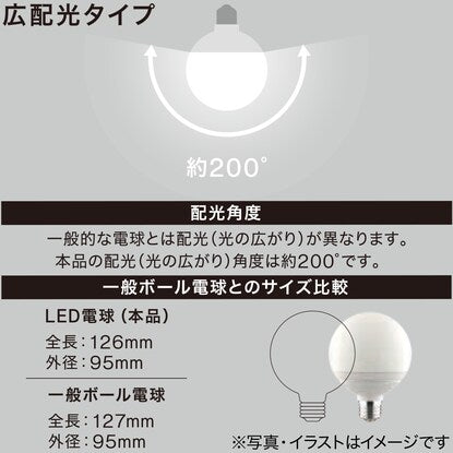 LED bulb (E26 100W equivalent E26 LEE100WL-L)