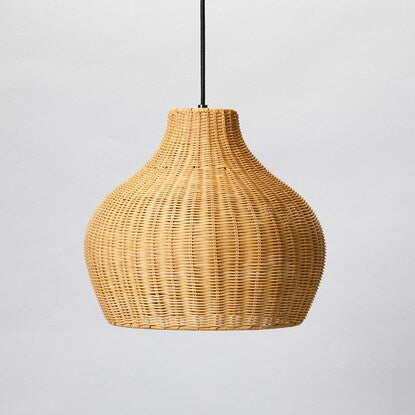 Rattan shade pendant light, 3 lights, ANM (Living in Comfort)