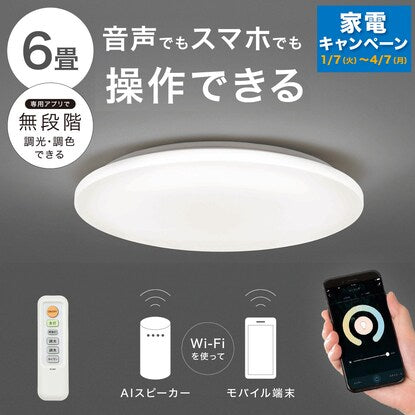 6 tatami smart LED ceiling light (MT301WF)