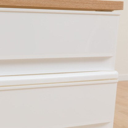 3-drawer chest with wooden top (FD-W3D, light brown)