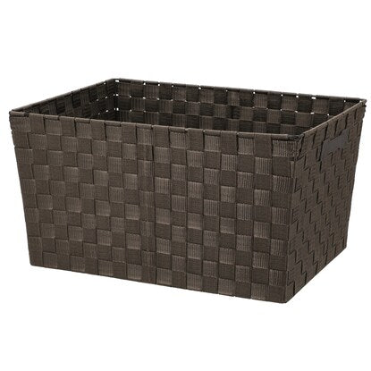 PP Wide Tape Basket (Brown)