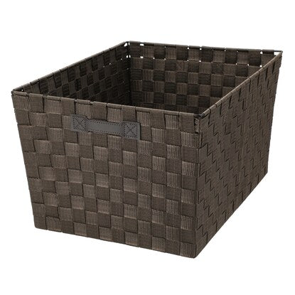 PP Wide Tape Basket (Brown)