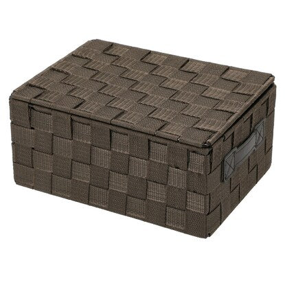 Lid for quarter and half vertical containers, dark brown