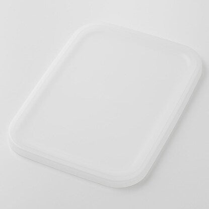 Lid for quarter and vertical half, clear