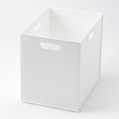 Basket N in Box Vertical Half White