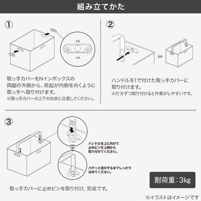 Nインボックス用ハンドル（レギュラー/よこ型ハーフサイズ用）