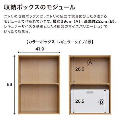 バスケット Nインボックス クォーター グレイッシュブルー