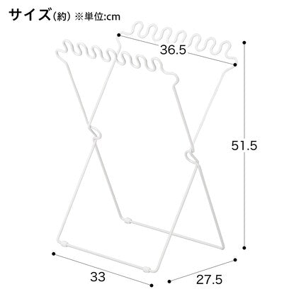 分別ゴミ袋スタンド（Pブラン ホワイト）