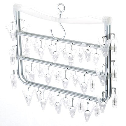 Aluminum frame &amp; polycarbonate clips Square hanger (40 clips)