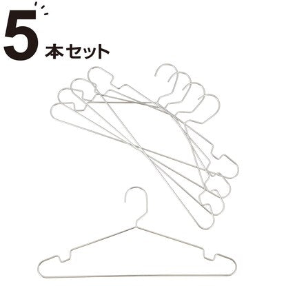 All-stainless steel shirt hanger LaPlata (set of 5)