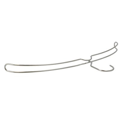 All-stainless steel quick-drying hanger LaPlata (set of 3)