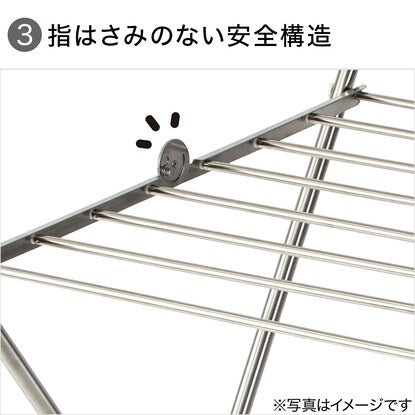 A towel hanger that can also be used to dry flat (8-hanger, SUS)