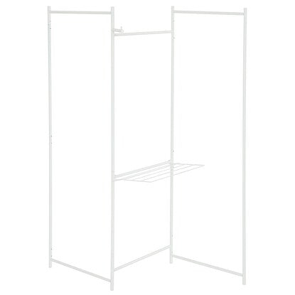 Panel-type indoor clothes drying stand (white BH05)