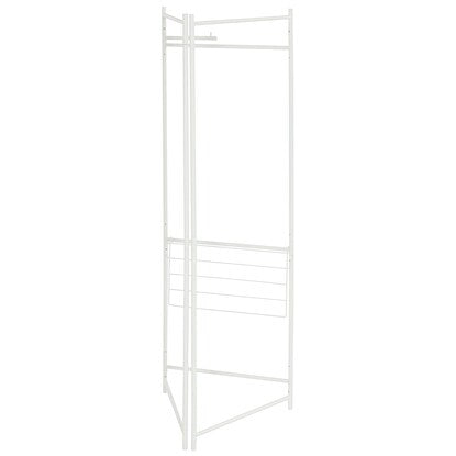 Panel-type indoor clothes drying stand (white BH05)