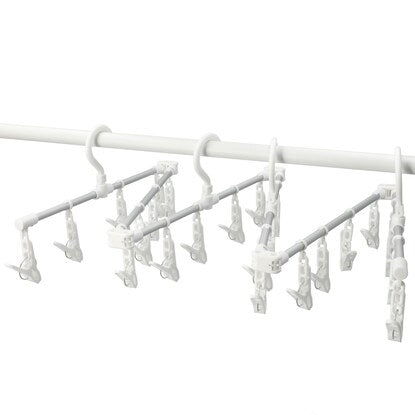 Expandable aluminum hanger for drying sheets (24 pins)