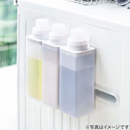 Magnetic refillable laundry bottle (mist clear) 