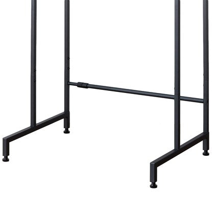 Washing machine rack with basket stand (black)