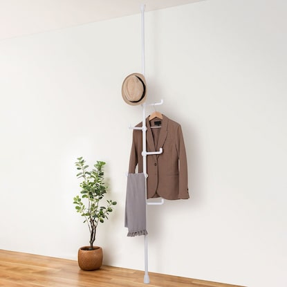 Tension pole hanger Hilde (white)