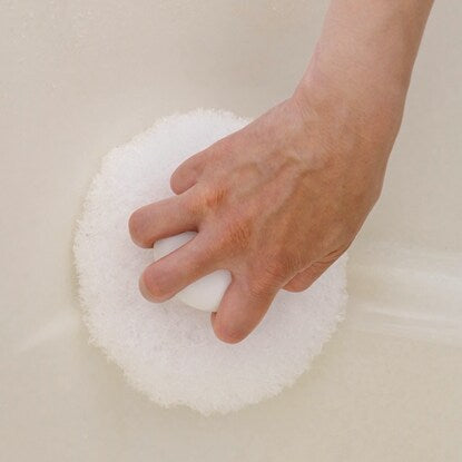 水で洗える抗菌ふさふさバススポンジ
