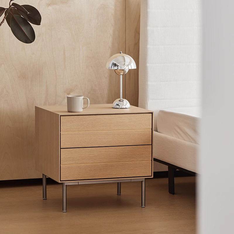 Wooden compact night table