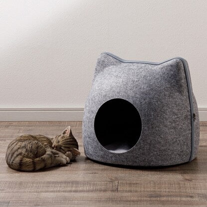 Pet bed (felt cat)