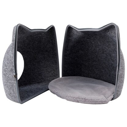 Pet bed (felt cat)