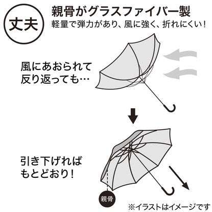 こども用ビニール傘（58cm ドット）