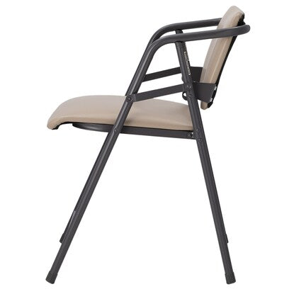 Folding chair with armrests (Somali Mocha)