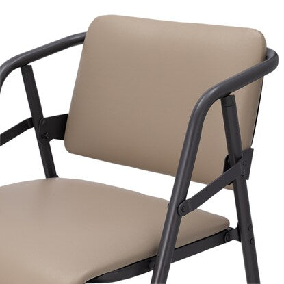 Folding chair with armrests (Somali Mocha)