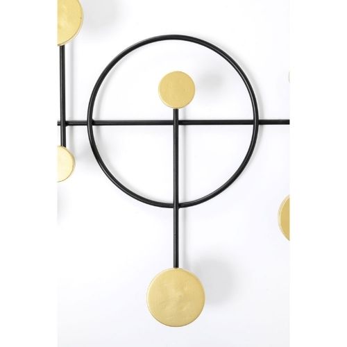 87111 Coat Rack Art Circles 79cm